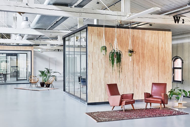 Les bureaux Fairphone en upcycling