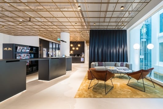 Cléram - ernst young - flex office - aménagements - le bon coin - red bull - architecte - bureaux - hbo - france
