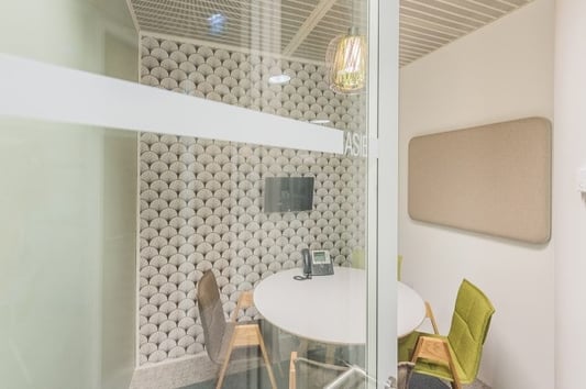 aménagement de bureau - aménagement entreprise - architecte - 5 sens - cléram - lumileds 